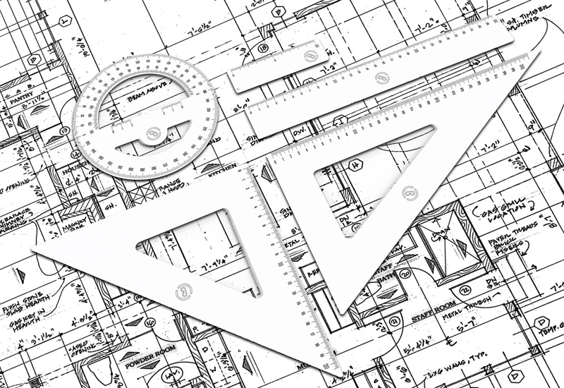 Set square 30°-60°