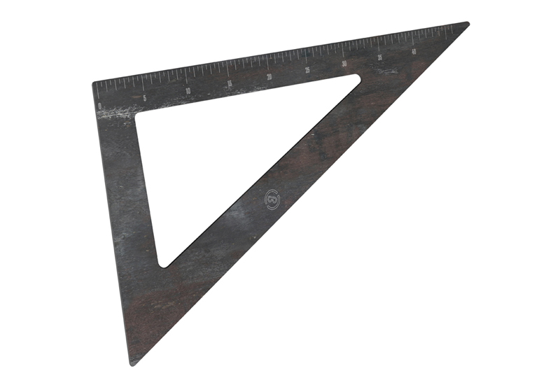 Set square 30°-60°