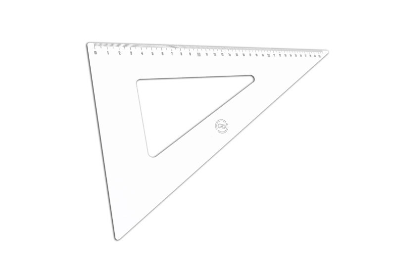 Set square 30°-60°